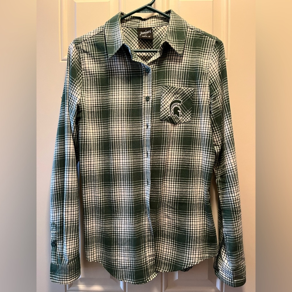 Michigan State Spartans Button Down